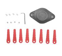 Lmrysalque Lames de rechange pour tondeuse à mauvaises herbes hyper résistantes, lame en nylon haute efficacité