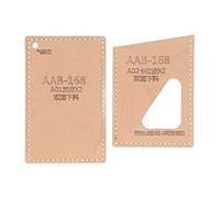 Lmrysalque modèle acrylique bricolage papier découpé à la main modèle de grille en cuir contrôle d'accès porte-carte d'identité