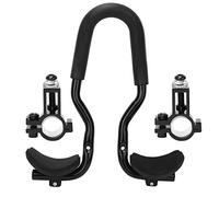 Lmrysalque poignée de repos de vélo en alliage d'aluminium VTT repose-bras de barre de poignée