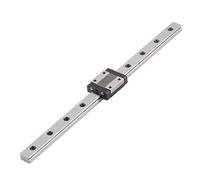 Lmrysalque Rail de guidage linéaire portant des outils de voie de mouvement de bloc coulissant en acier 12mm pour Machine CNC MGN12 (250mm)