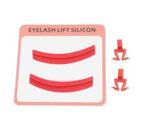 Lmrysalque séparateur d'extension de cils tampon en Silicone aide à l'isolation des cils outil d'aide fournitures de levage (Rouge)