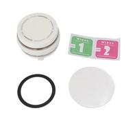 Lmrysalque Support de téléphone magnétique à Aspiration sous Vide Pliable Rotatif relevable Double Face Ventouse Support de téléphone pour Voiture (Blanche)