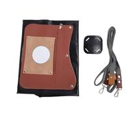 Lmrysalque Tablier de Barbier PU Tablier d'outils de Coiffeur élégant avec 3 pièces Grandes Poches pour Femmes et Hommes