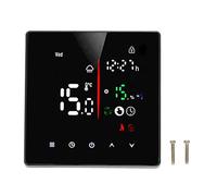 Lmrysalque Thermostat à écran Tactile avec Fonction de Liaison régulateur de température Mural pour Chauffage de l'eau au Sol AC 3A