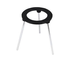 Lmrysalque Trépied à feu ouvert, support de brûleur Bunsen, support de trépied en fonte pour expériences chimiques