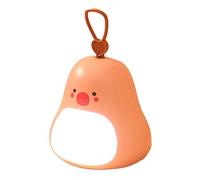Lmrysalque Veilleuse en forme de poire avec chargement USB, 3 vitesses, réglage de la luminosité, jolie décoration, lampe de bureau pour chambre d'enfant, étudiant, dortoir (rose)