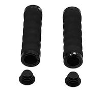 Lmrysalque VTT Guidon Double Verrouillage Poignées Vélo Amortisseur Éponge Poignées