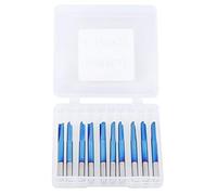 Lmrysalque ZDZCYS12DL 10 pièces 3.175mm poignée fraise en carbure cémenté 2 cannelures outil de fraisage droit