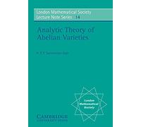 LMS: 14 Theory of Abelian Varieties