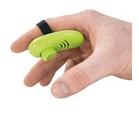 LMS Trading Finger-Clicker Vert Ergonomique Gisela Graham Clicker avec Anneau en Silicone Souple à Clipser sur des Doigts