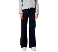 Lmtd Wide Pant Nlfteppi DNM Nw Pantalon Large Noos, Jean Noir, 10 Ans Femmes