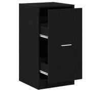 LMTYOENFG Armoire d'apothicaire en chêne noir - 40 x 41 x 77,5 cm - Commode avec 2 tiroirs - Pour salon, couloir et bureau - Moderne