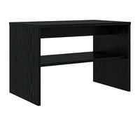 LMTYOENFG Meuble TV noir aspect chêne 60 x 35 x 40 cm | Meuble TV compact avec étagère pour l'électronique grand public, idéal pour les petits salons et les chambres.