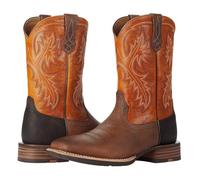 LMUIPMAA Bottes De Cowboy en Cuir Brodé Bottes De Country Western Légères pour Hommes,Marron,39 EU