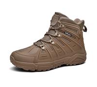 LMUIPMAA Bottes De Trekking Confortables pour Homme Bottes Tactiques Durables Chaussures De Désert,Marron,43 EU