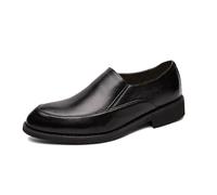 LMUIPMAA Chaussures habillées Noires pour Hommes, Mocassins Confortables à Enfiler, décontractées, Oxfords antidérapantes pour Bureau, Affaires et Mariage,Noir,42 EU