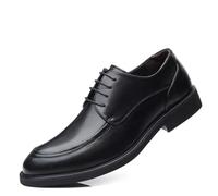 LMUIPMAA Chaussures Habillées Oxford à Lacets pour Hommes Chaussure Costume Mariage,Noir,48 EU