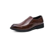 LMUIPMAA Mocassin Homme Chaussures Bateau pour Marche Bureau Extérieur,Marron,44 EU