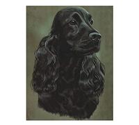 LMUYDAN 5D Diamant Peinture par NuméRo Kit, Peinture Diamant,Broderie Diamant Strass à Broder Au Point De Croix Chien Cocker Anglais Fournitures De Bureau DéCoration Murale