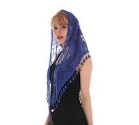 LMVERNA Voile pour femme, bleu, M