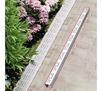 LMXRYPD Grilles de Drainage de Tranchée, Grille Caniveau Exterieur, Grille Caillebotis INOX - Longueur/Largeur Personnalisables, pour Cour, sous-Sol, Allée, Garage(15x5cm/5.9x1.9in)