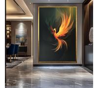 LMYCHENG Affiches et impressions de paysage, peinture sur toile de phénix, impressions minimalistes pour salon, décoration murale pour la maison, cadre 50 x 70 cm