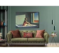 LMYCHENG Edward Hopper, Soleil du matin, toile murale, art réaliste, affiches imprimées, décoration de bureau (60 x 90 cm, sans cadre)