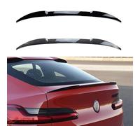 LMYFCL66 Voiture Aileron Arrière pour BMW X4 G02 2019+ X4 M, Becquet De Coffre Aileron Arrière Lèvre DéCoration Accessoire, Matière de haute qualité, Peinture mate noire, Piano Black, Autocollante