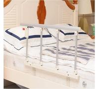 LMYFGHRD Barrière de lit pliable pour adultes, personnes âgées, réglables et pliantes, pour hôpital, table de chevet, barre d'appui de sécurité (blanc, quatrième vitesse)