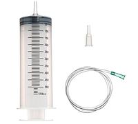LMYKH Grand cylindre en plastique de 500 ml avec tuyau pour laboratoires scientifiques, arrosage de jardin, industrie (1, 500 ml)
