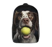 LMYmoney Sacs à dos pour enfants, motif 3D, motif chien mignon, animal de compagnie, tennis, cartable, sac à dos pour enfants, sac d'école, sac à dos tendance pour garçons et filles, 43 cm