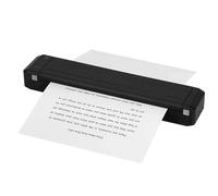 LMYYDES Imprimantes Portables sans Fil pour Mini-imprimante de Voyage, imprimante Mobile Bluetooth, Support Papier Thermique A4 pour la Maison, Les véhicules, Le Bureau, Les Voyages d'affaires