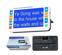 LMYYDES Loupe vidéo numérique 5,0 Pouces écran HD, loupe numérique Portable loupe vidéo électronique Aides à la Lecture loupe Basse Vision Cadeaux pour Les malvoyants