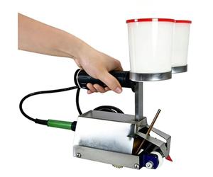 LMYYDES Machine Automatique à Coudre Les placages de Panneaux de Bois, Machine à Assembler Les placages, Machine à placage cycloïdal, équipement de Patchwork de placage cycloïdal Double