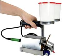 LMYYDES Machine Automatique de Patchwork de placage cycloïdal, Machine à Coudre Industrielle de placage de Bois de 60 W, épaisseur de placage de 10 à 100 microns Double