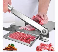 LMYYDES Machine de découpe d'os de trancheuse de Viande congelée Commerciale de 9,5/13,5 Pouces Coupe-Viande d'os d'agneau haché Poulet Canard Poisson côtes Outils d'agneau,13.5inch