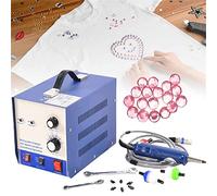 LMYYDES Machine de réglage de Perles à ultrasons, Machine à Strass Portable 80 pièces/Min Applicateur de Strass Hotfix, Outil de pressage et de Fixation pour Perles et Strass