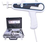 LMYYDES Pistolet de mésothérapie Mesogun, Appareil de rajeunissement cutané au Titane Vanadium pour Le rajeunissement cutané et l'élimination des Rides, avec boîtier en Aluminium