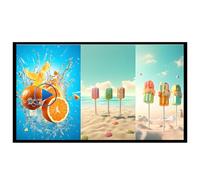 LMzythrop Ecran Publicitaire Vitrine Magasin,Publication à Distance/USB,Mode Paysage/Portrait,Murale Ecran Vitrine Magasin pour Lire des Vidéos/Images 43"