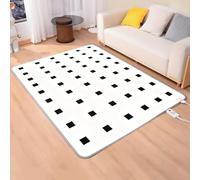 LMzythrop Heated Carpet,Tapis de Sol électrique Chauffant,Température Réglable,Montée en Température Constante,PVC sous Tapis de Sol Chauffant,pour Les Sols Froids en Hiver 150 * 180cm