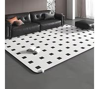 LMzythrop Heated Rug,Tapis de Sol Chauffant électrique sous Le Bureau,Montée en Température Constante,Température Réglable,Structure Multicouche Tapis de Sol Chauffant Salon 50 * 100cm