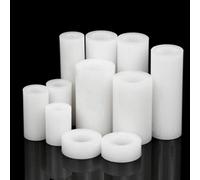 Lnanqing-Rondelle Plate M3 M4 Nylon Double-Pass Tampon Haut Direct à Travers la Colonne Rondelle en Plastique Rondelle Tour Spacer, 100pcs, fermement et Durable (Inner Diameter : M4X7X2mm)