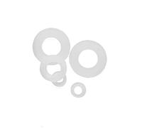 Lnanqing-Rondelle plate Nylon noir en nylon plastique plastique plastique plastique spacer isolation joint de joint d'étanchéité, m2 m2.5 m3 m4 m5 m6 m8 m10 m12 m14 m16 m18 m20, fermement et durable