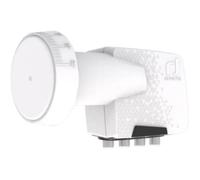 LNB - INVERTO - HOME PRO - Tête LNB quad - 4 abonnés - 40 mm - Blanc