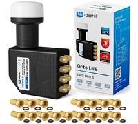 LNB LNC Full HD TV 3D + Contacts or + kit de protection (extensible) en HB DIGITAL. Kit avec prise F dorée offerte