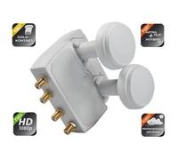 LNB Monobloc Quad 6° - SMART - Astra Hotbird - 4 Sorties - Faible Bruit 0,1 dB - Connecteurs en Or