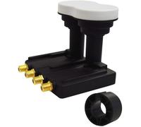 LNB Monobloc Quad - Premium X - PXMB3Q - 0,1 dB - Réception Astra 19,2 et Eutelsat 16,0 - 4 Participants