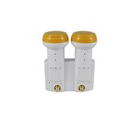 Accessoire TV vidéo Golden Media lnb monobloc twin 01 db full hd 4k ready astrahotbird double tête