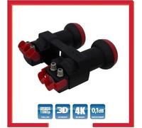 LNB MonoBloc Twin Multi degré 2 sorties ,0.1dB, réglable de 0 à 37 mm . EUTELSAT et ASTRA