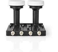 LNB - Quad Monobloc 6,0 ° - Connexion de Sortie: 4X connecteur F - Plage de Bruit: 0.85 DB - Gain de Conversion: 52-67 DB - Noir - Convient à: Astra+ / Hotbird